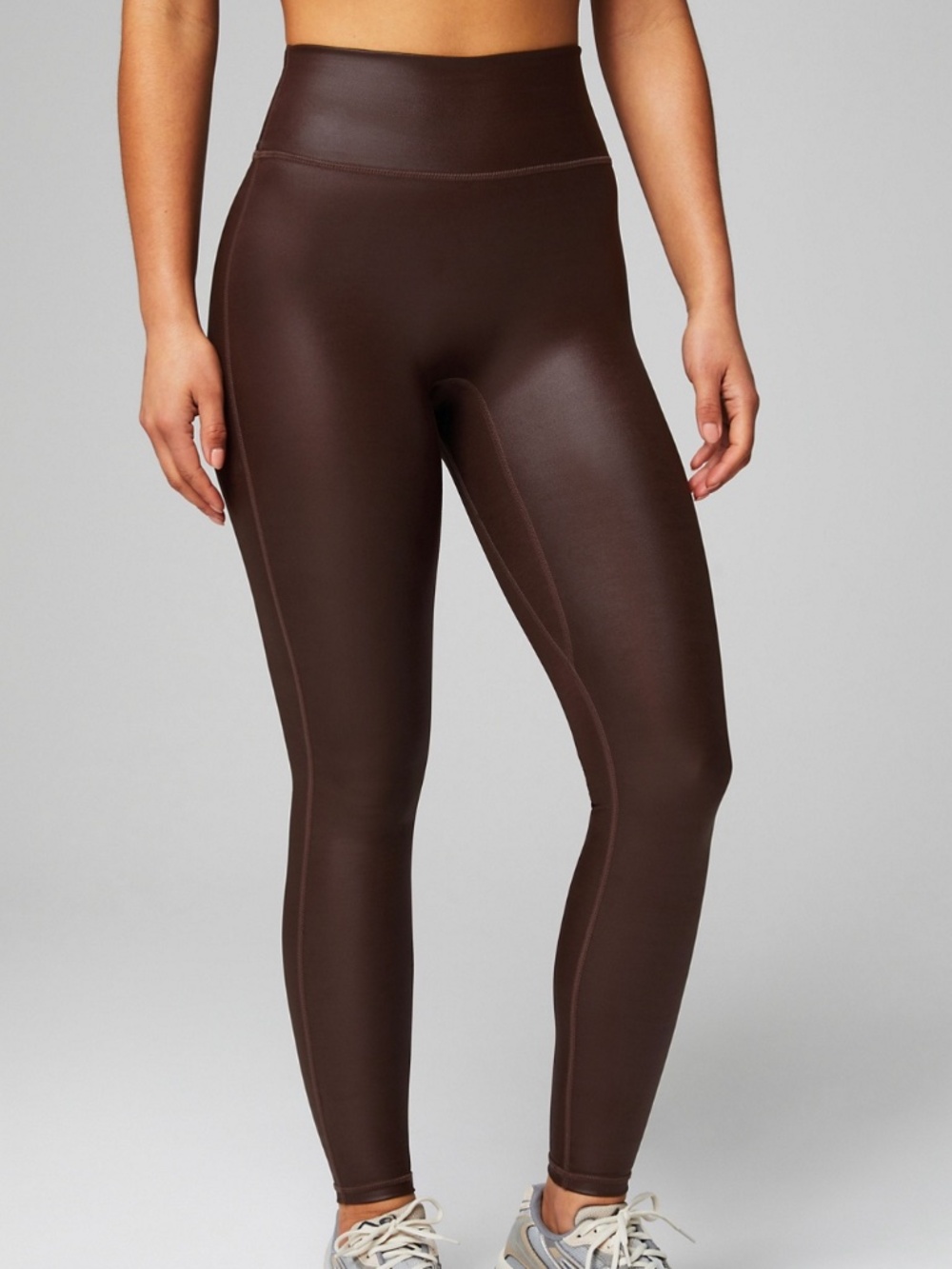 Fabletics Motion365+ Cacao Shine High Waisted Leggings M NWOT